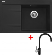 Sinks RIM 780 P Metalblack + Vitali...